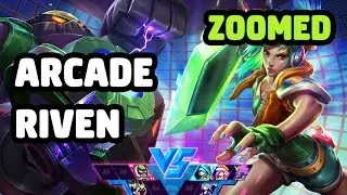 ARCADE RIVEN SKIN ZOOMED SPOTLIGHT - LEAGUE OF LEGENDS