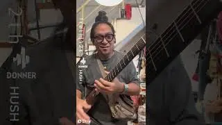 |:| Donner : HUSH I #fret12th #guitar #donnerguitar #silentguitar #elixirstrings 