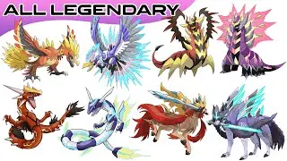 All Legendary Paradox Pok&eacute;mon Past & Future Form Evolution (Gen 1 - Gen 8) | Max S Animation