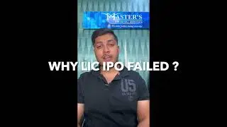 #YOUTUBESHORTS :-WHY LIC IPO FAILED?