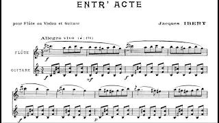 Entr'acte pour fl&ucirc;te et guitar (Jacques Ibert) flute : Kirio Matsuda