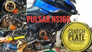 Pulsar Ns160 Clutch Plate Replace|160 Ns Clutch Plate Problem😱😢🔥