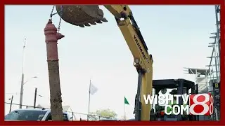 Behind the Bricks:  Replacing a 1912 fire hydrant