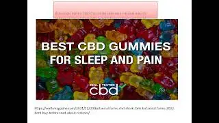 Botanical Farms CBD Gummies (Botanical Farms 2022) Shark tank REVIEWS