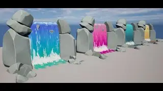 A Wonderful Stylized Waterfall