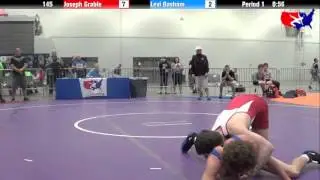 Joseph Grable vs. Levi Basham at 2013 West Jr. Freestyle Regional