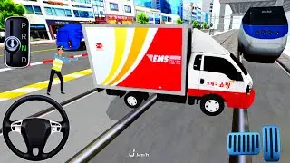 Bullet Train Crash Kia Pickup Trucks - Trailer Truck Transport to Car Game - 3D Driving Class Games 