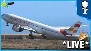 🔵🎉LIVE NEW YEARS EVE Planespotting from Tenerife South Airport (⭐️MEMBERS ONLY CHAT) #planespotting