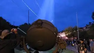 WW2 Searchlight Moving