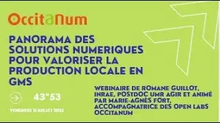 Panorama des solutions num&eacute;riques pour valoriser la production locale en GMS