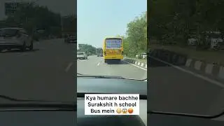 School bus breaking rules😡 #shorts #shortsfeed #shortsfeed #viral #viralvideo #viralshorts #school
