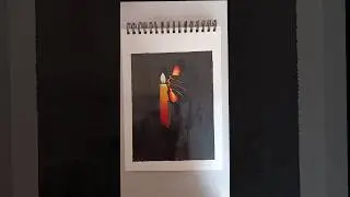 paint the load shedding era🕯️✨ #acrylicpainting #loadshedding #drawing @Handmadeheaven-v7y