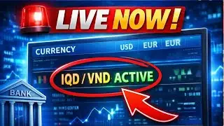 🚨LIVE BANK SCREEN ACTIVITY! IQD + VND Movement Seen NOW 👀💱