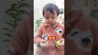 my cute baby first vlog#kaccha tamatar Tod Diya#trending ##baby