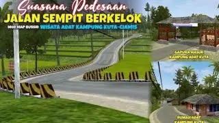 Share•|Mod map jalan sempit berkelok kampung ciamis#modmapbussid#bussid