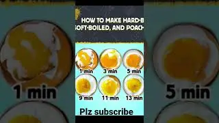 Egg boil time #softegg#hardegg#egg#eggtime