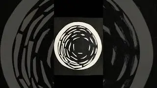 #paperart #art #blackandwhite #drawing #cuttingskills #circledrawing #linocut #ideas #reels #artfun