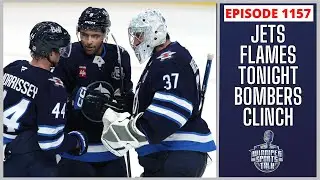 Winnipeg Jets vs. Calgary Flames tonight, Blue Bombers clinch playoffs