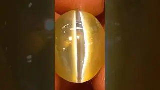 I Found A Rare Cat's Eye Chrysoberyl Gemstone 💎 #shorts