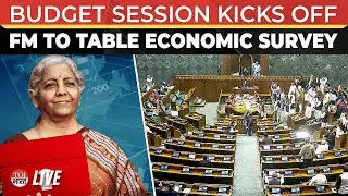 LIVE: FM Nirmala Sitharaman tables Economic Survey in parliament | Budget session | GDP | Economy