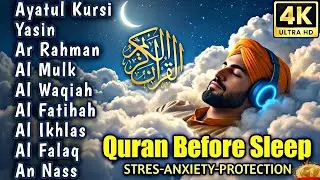 Beautiful Quran for Deep Sleep & Anxiety Relief: Yasin, Ar-Rahman, Al-Waqiah, Al-Mulk | Qari Yasser
