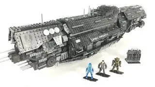 Halo Mega Construx UNSC Infinity stop motion SPEED BUILD
