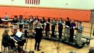 Sandwich Middle School Honor Chorale performing Cum Sancto Spiritu (Lotti)