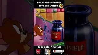 The Invisible Mouse &ndash; Jerry&rsquo;s Secret Weapon! 33 Episode! = Part 02 #classiccartoons