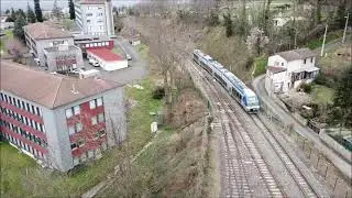 Un territoire et une ligne de vie vue du ciel - De Noir&eacute;table &agrave; Thiers