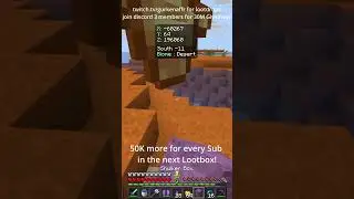50K MORE PER SUB IN THE NEXT MYSTERY BOX #minecraft #donutsmp #smp #lootbox