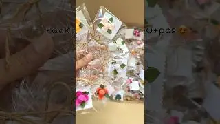 Packing with me 1 order 400+pcs#icraftpapervlog #asmraudio #diy #asmrvideos #asmr #packingorders