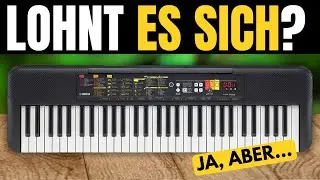 Yamaha PSR-F52 Digital Keyboard, Black &ndash; Compact entry-level keyboard with 61 keys