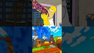 Homer eats old gummy worms #viral #simpsons