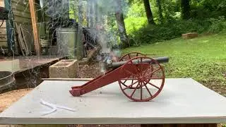 Shooting the Replica Revolutionary War Cannon