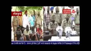 Sangrur, Police brusted lootera gang with weapeons, 5 arrested