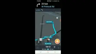 Настройка маршрута с помощью Waze