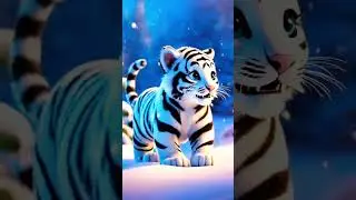 Cute Tiger Cubs Reunion 🐯❄️ | Emotional & Adorable AI Animation | #Shorts s