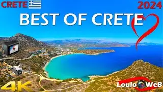 🇬🇷 BEST OF CRETE 2024 - Une île extraordinaire et sublime 😍 (Drone & GoPro) - 4K