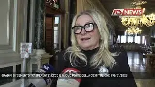 GRADINI DI 'CEMENTO TRASPERENTE': ECCO IL NUOVO PONTE DELLA COSTITUZIONE  | 16/01/2026