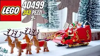 🎅 Incredibile LEGO 40499 Slitta di Babbo Natale! Speed Build + Sorprese Nascoste 🎁🎄#lego