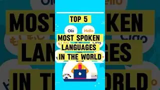 Top 5 Most Spoken Languages in the World 🌐 | Global Language Ranking 2025 #top5 #language