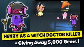HENRY BECOMES A LUCKY KILLER IN WITCH DOCTOR OUTFIT ! SUSPECTS MYSTERY MANSION FUNNY GAMEPLAY #54