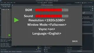 Menu System with Keyboard Navigation in Godot (Made for Client)
