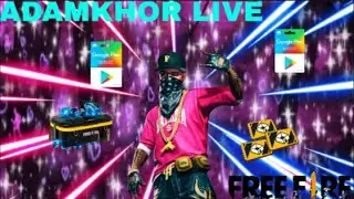 ADAMKHOR LIVE 55 TEM FREE FIRE MAX 20 Rs Redeem code live Giveaway📈- 7 + kill Booyah and win redeem