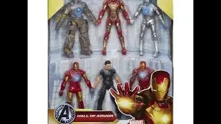Обзор фигурки Hasbro Iron Man 3 Marvel Hall of Armor Collection HD | www.TekSushi.com