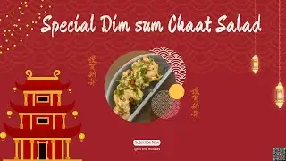 👉 Special Dim Sum Chaat Salad | Fusion Street Food Recipe | VV The Foodies