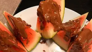 Amazing Self made Chocolate 🍫 with Watermelon 🍉 #youtubelive 