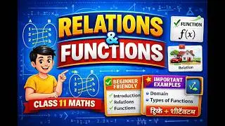 Relations and Functions Class 11 | Complete Chapter Explained | JEE + CBSE | Important Questions