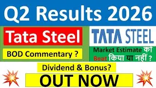 Tata Steel Q2 results 2026 | Tata Steel results today | Tata Steel Share News | Tata Steel Share