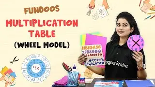 Maths Tables | Multiplication Table Wheel Model - Fundoos Activity | 2024-25
